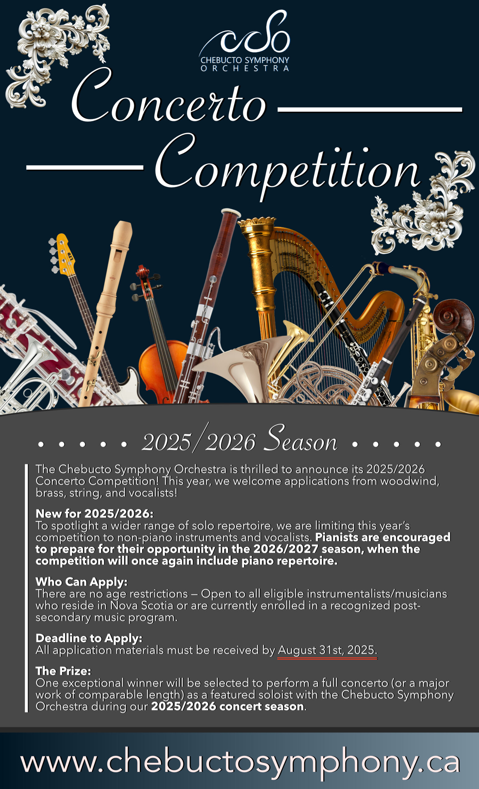 CSO - 2025:2026 Concerto Comp. Poster